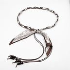 Patterned Woven Waist Chain Belt - Modomu