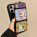 Puzzled Puppy Flip Stand Case