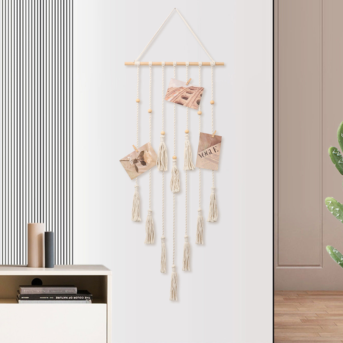 Nordic Photo Clip Wall Tapestry - Modomu