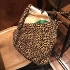 Leopard Print Shoulder Tote