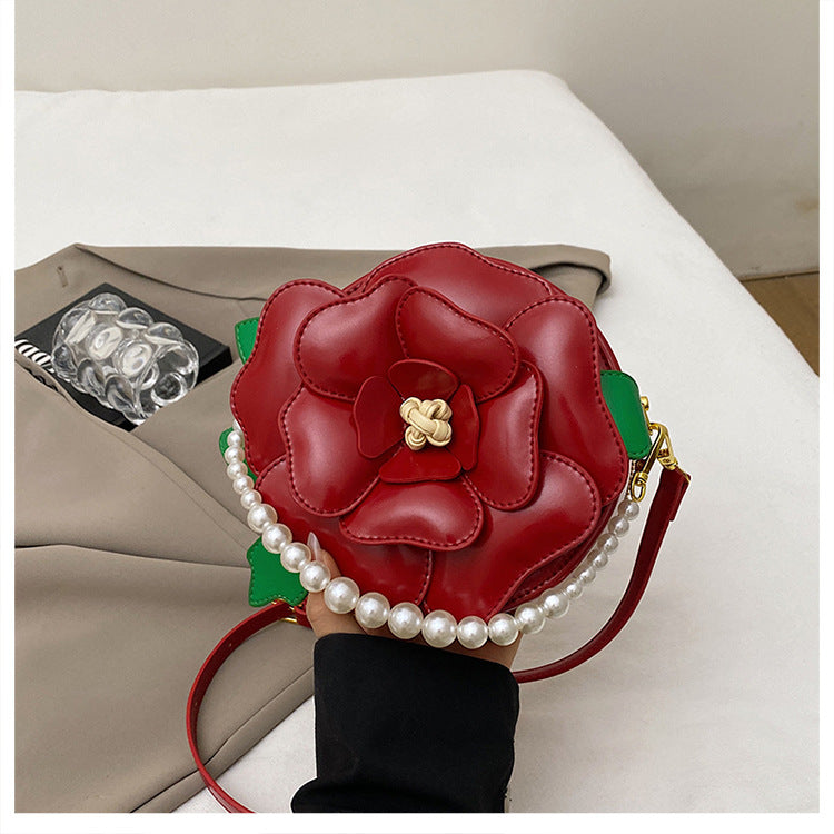 Sculpted Flower Evening Bag