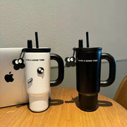 Stainless Steel Large Straw Cup