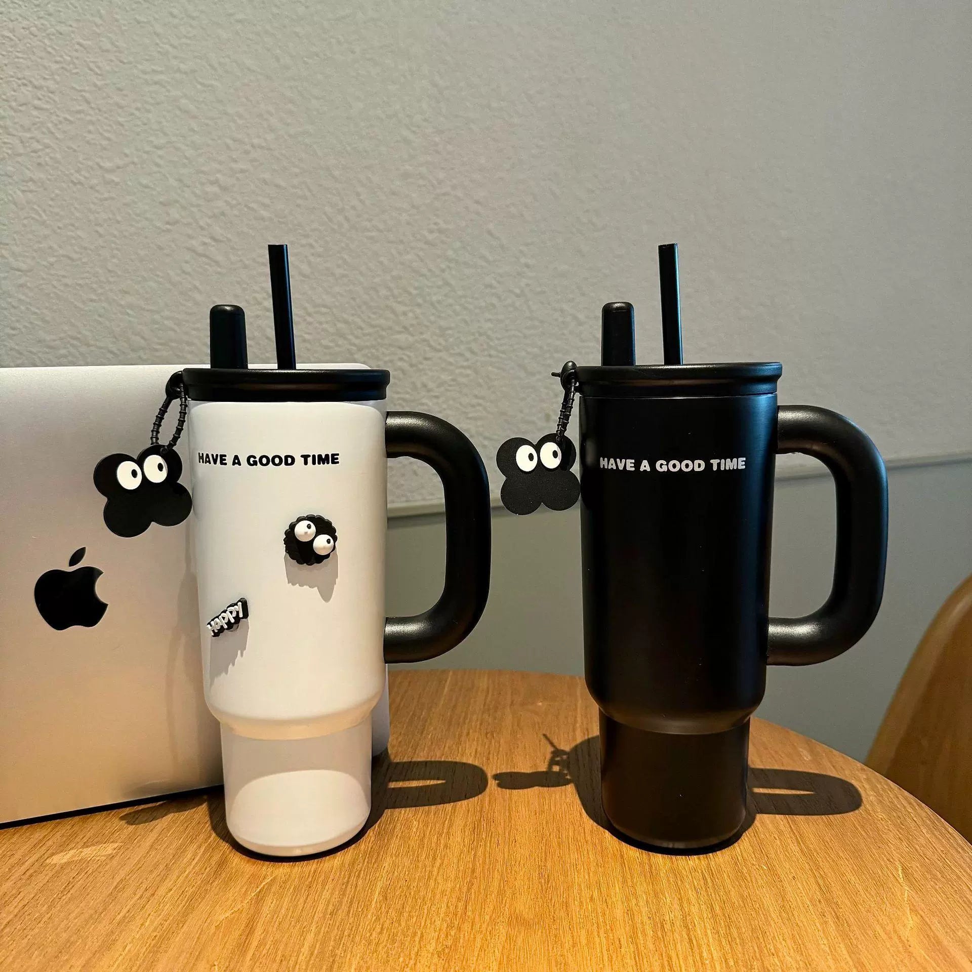 Stainless Steel Large Straw Cup