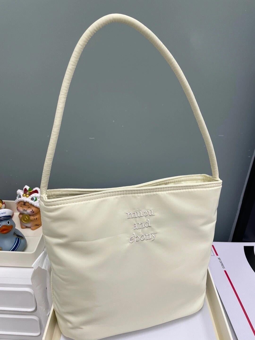 Nylon Bucket Handbag