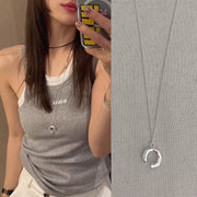 Sunflower Oni Silver Pendant Necklace