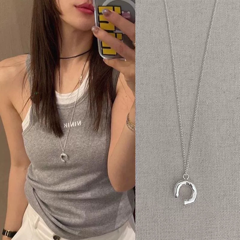 Sunflower Oni Silver Pendant Necklace