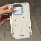 Tiny Dot Glossy iPhone Case