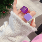 Chunky Square Acrylic Ring - Modomu