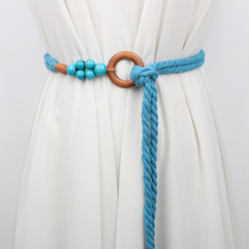 Bohemian Braided Waist Belt - Modomu