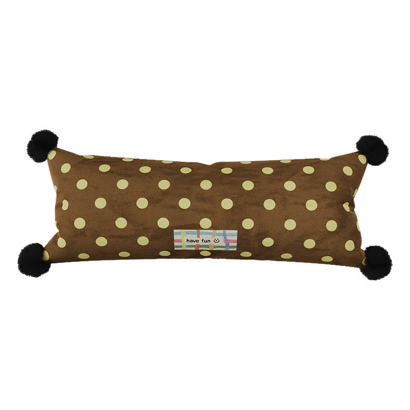 Pom Pom Polka Bolster Cushion