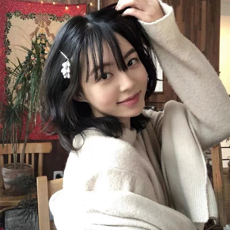 Pearl Wheat Ear Side Clip