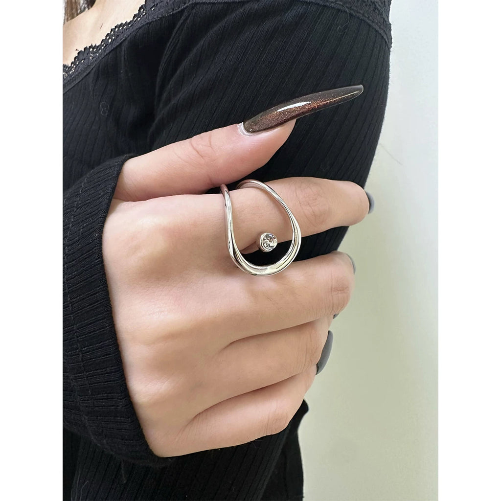 Geometric Open Adjustable Ring - Modomu