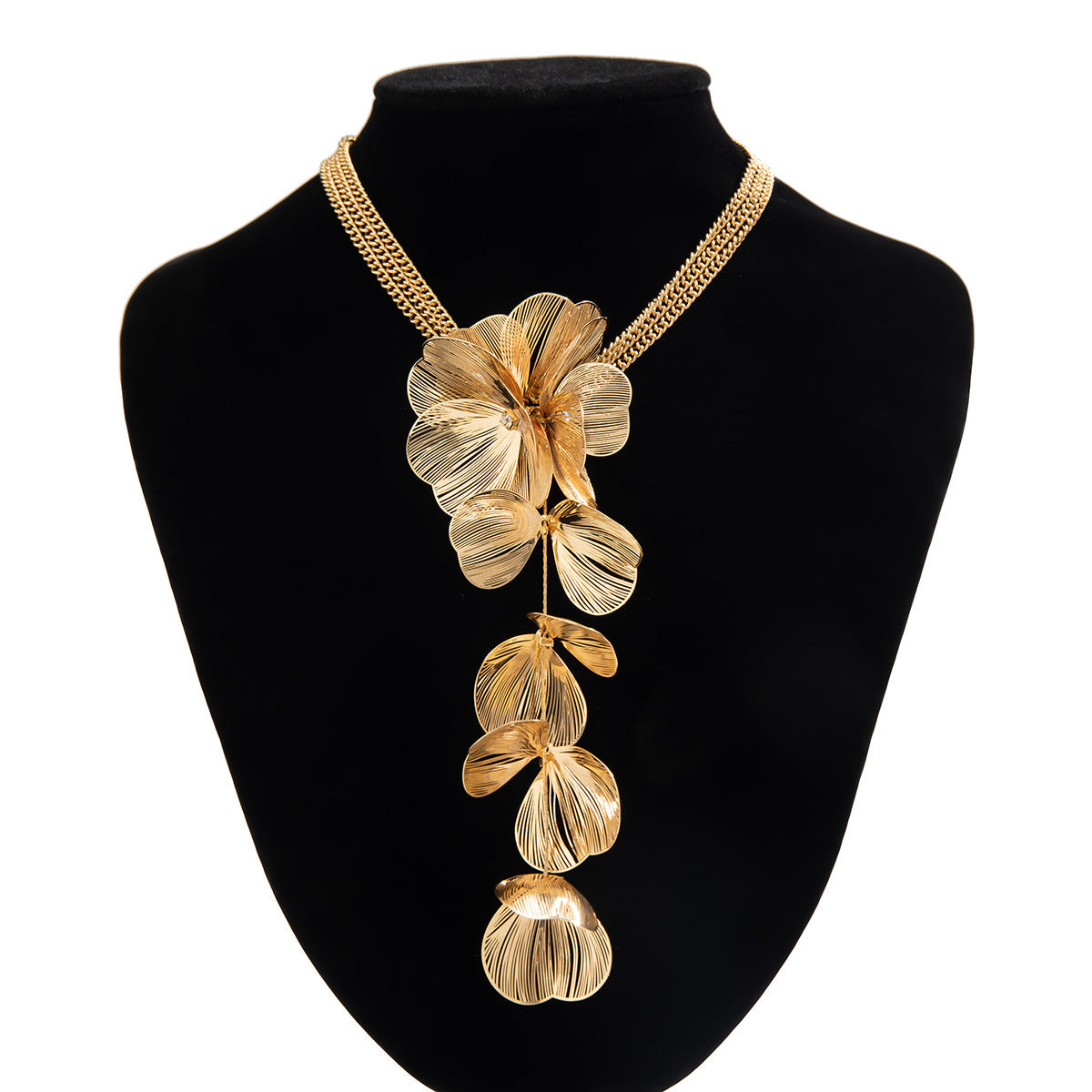 Gold Ginkgo Necklace