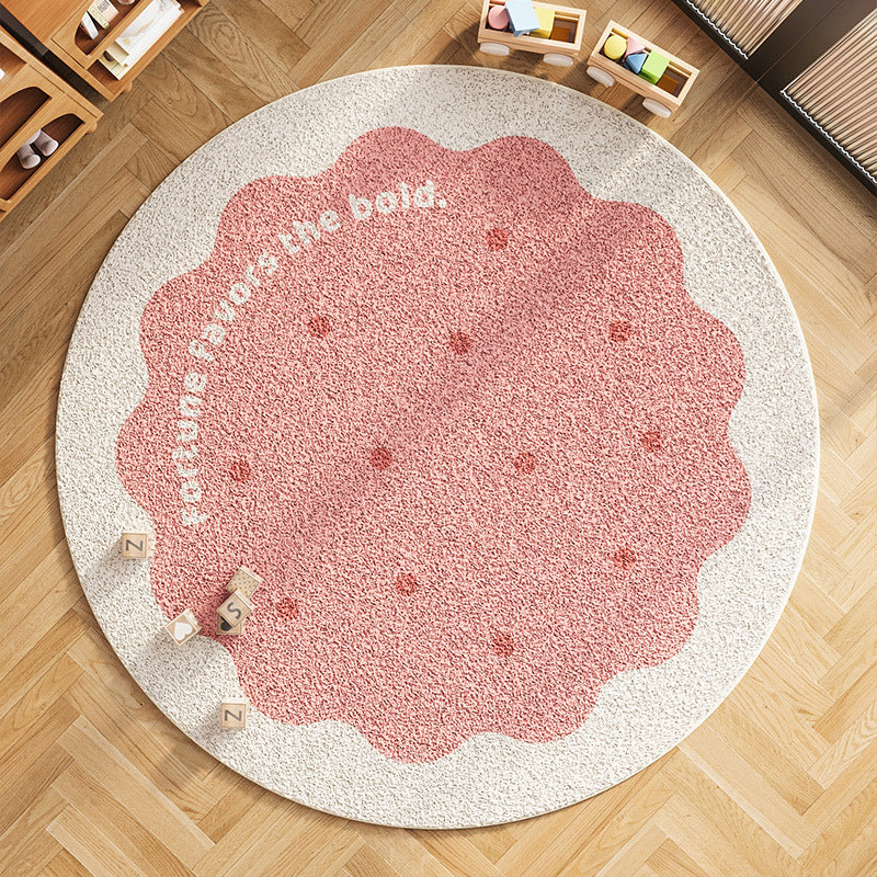 Cartoon Round Kids Floor Rug