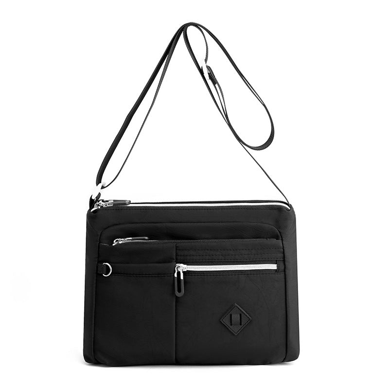 Multi-Zip Shoulder Bag