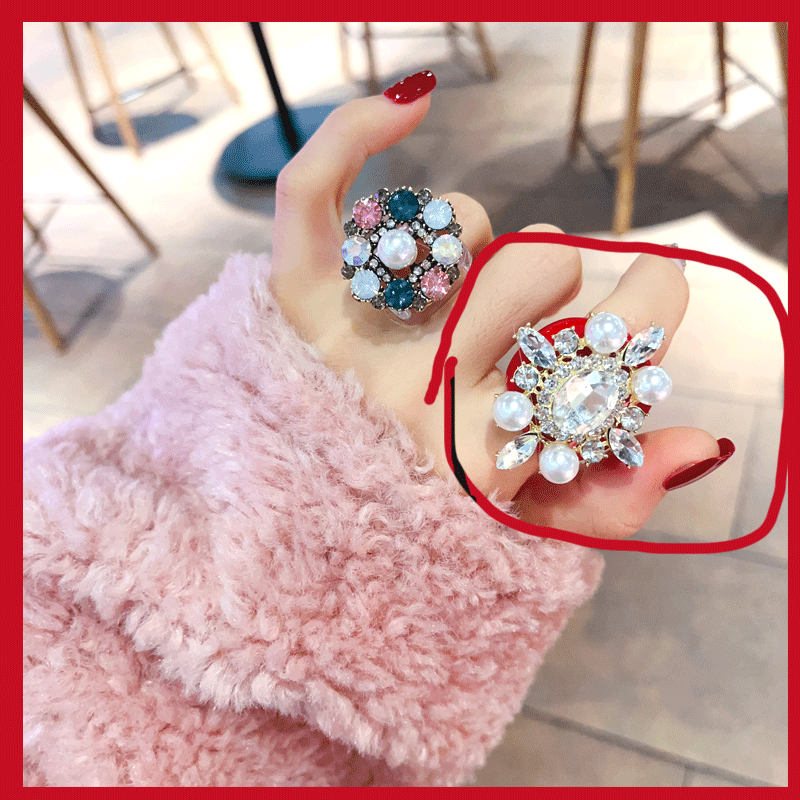 Personalized Pearl Detail Ring - Modomu