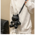 Studded Cat Novelty Bag