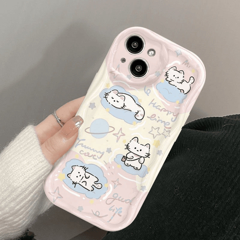 Pet Doodle Wavy iPhone Case