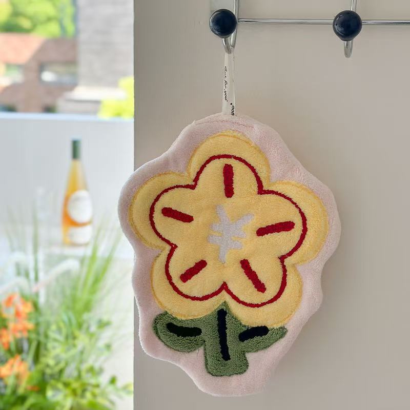 Floral Hanging Hand Towel