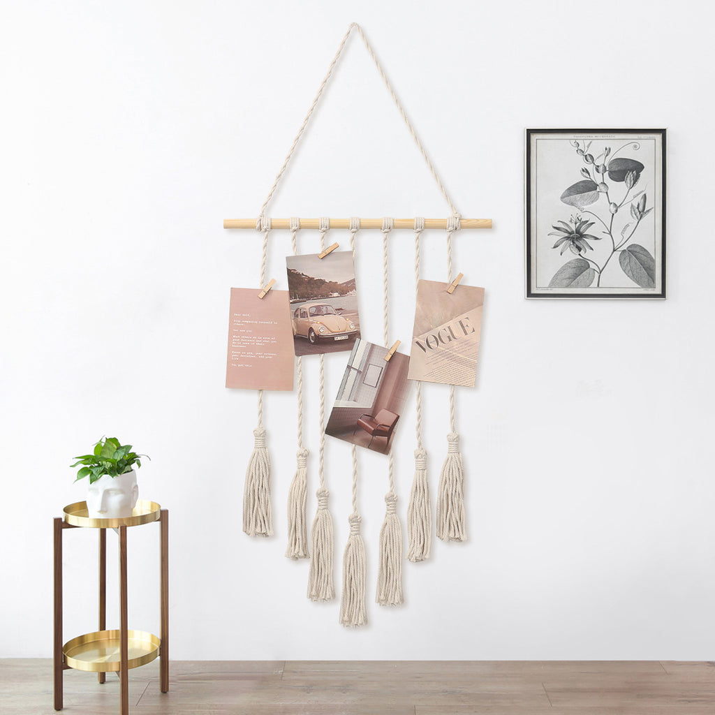 Nordic Photo Clip Wall Tapestry - Modomu