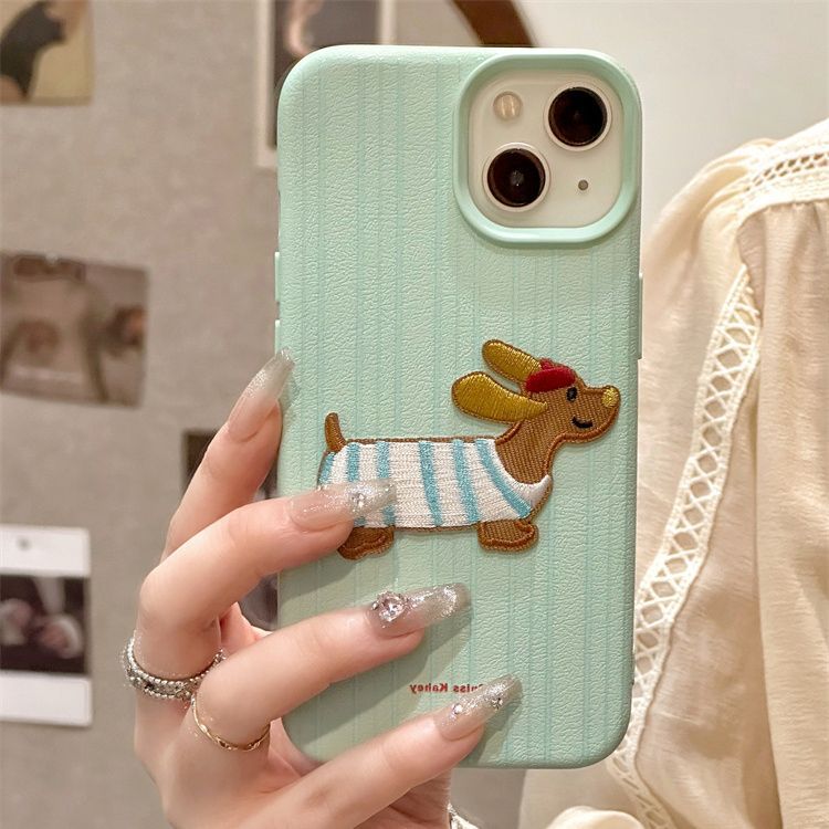 Dachshund Patch iPhone Case