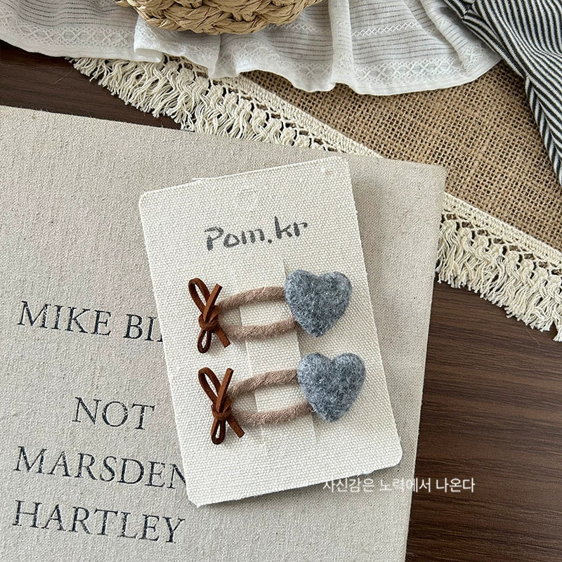 Leather Bow Hair Clip - Modomu