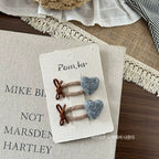 Leather Bow Hair Clip - Modomu