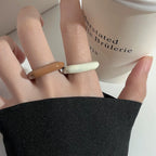 Geometric Metal Square Statement Ring - Modomu