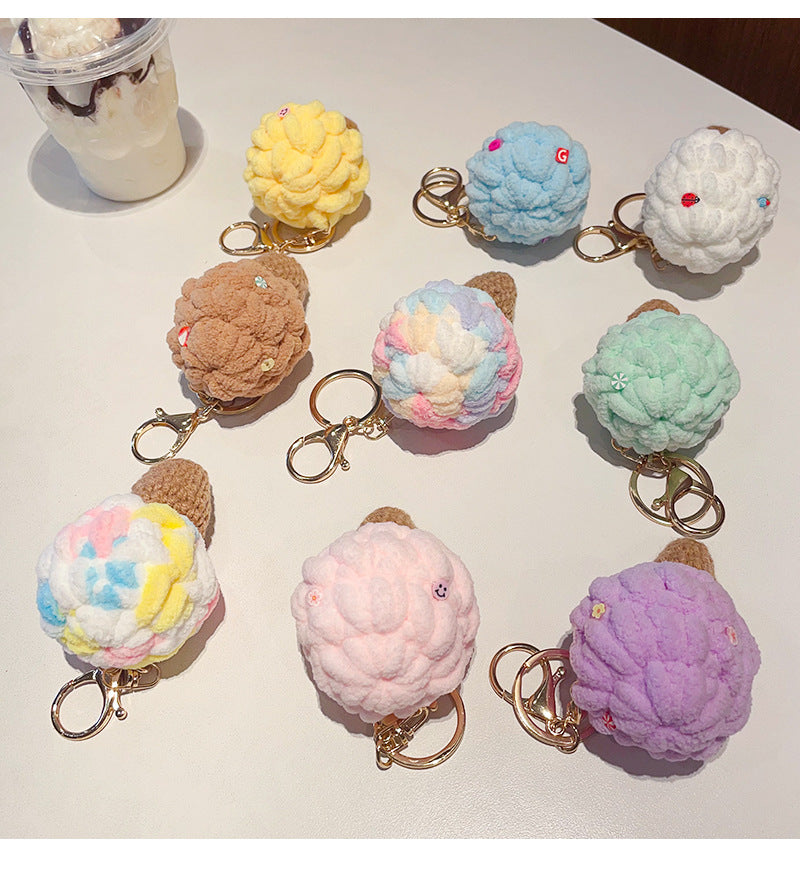 Plush Ice Cream Keychain Charm - Modomu