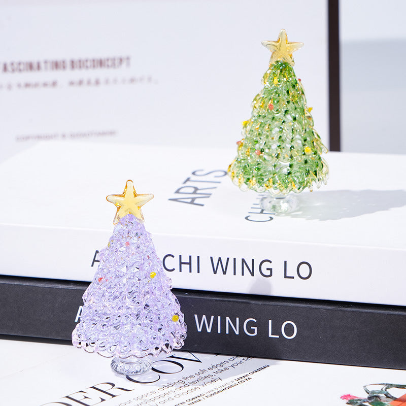 Glazed Glass Christmas Tree Decor - Modomu