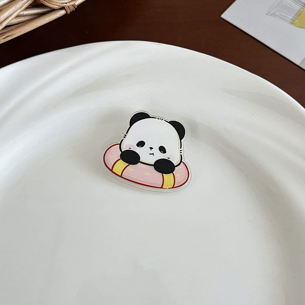 Cute Panda Cartoon Brooch Pin - Modomu