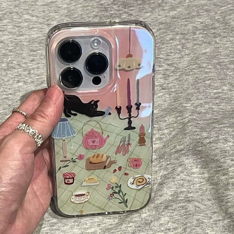Cat Tea Party Phone Case