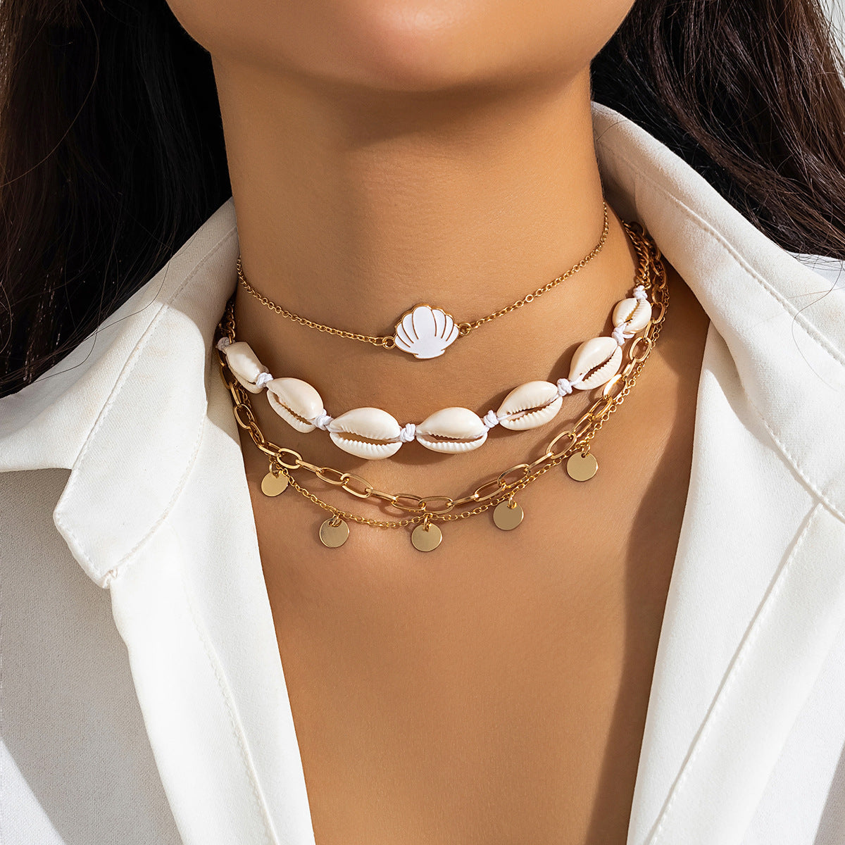 Gold Shell Necklace