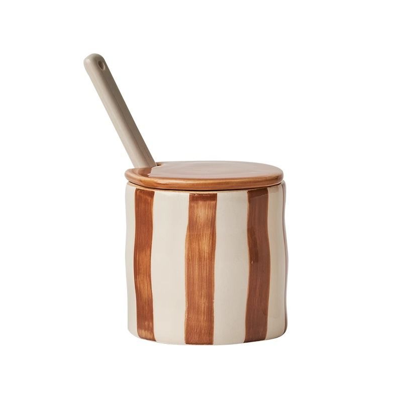 Striped Ceramic Seasoning Jar Set - Modomu