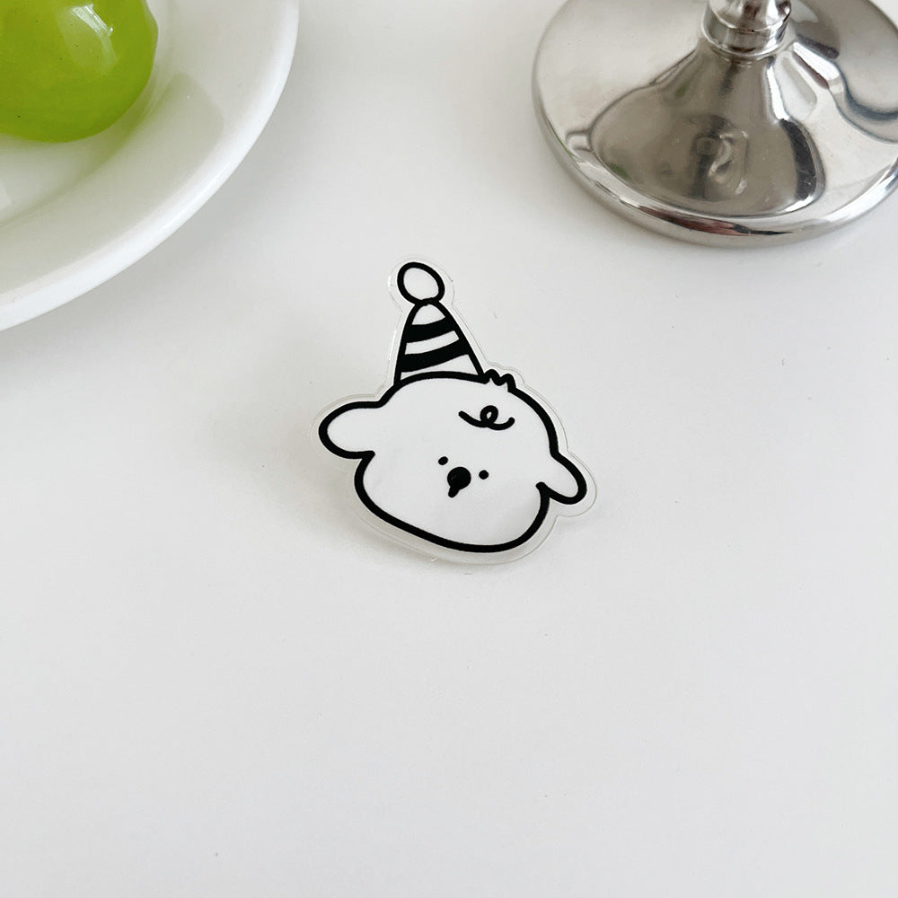 Cute Cartoon Puppy Brooch Pin - Modomu
