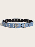 Punk Star Double Row Belt