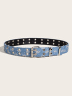 Punk Star Double Row Belt
