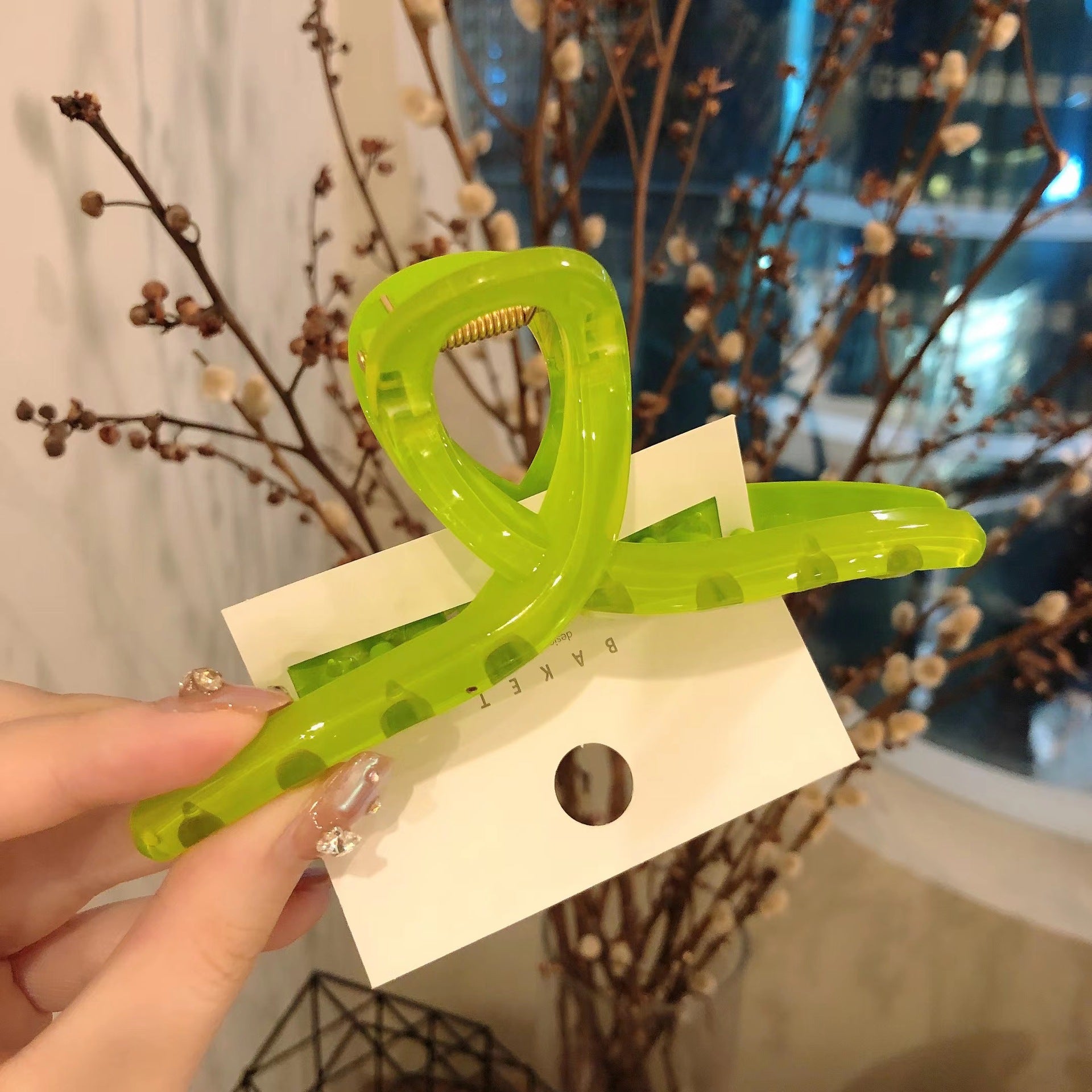 Glossy Acrylic Claw Clip