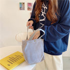 Corduroy Bento Handbag Mini - Modomu