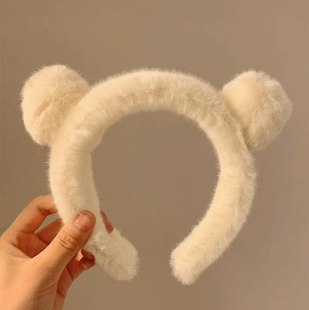 Cute Bear Plush Headband - Modomu