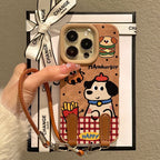 Snack Time Dog Phone Case – Dog Gingham Designs (Part 1)