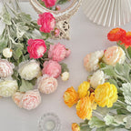 Faux Lotus Peony Stems - Modomu