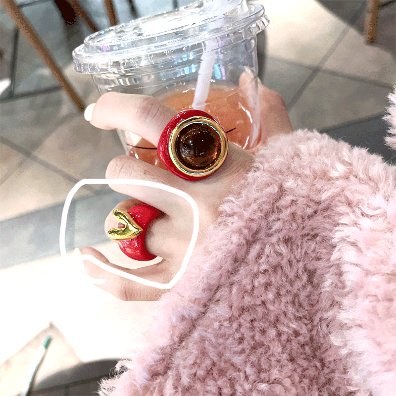 Personalized Pearl Detail Ring - Modomu