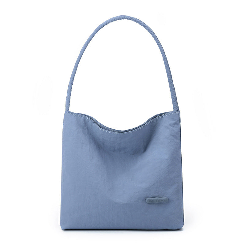 Slouchy Nylon Shoulder Bag