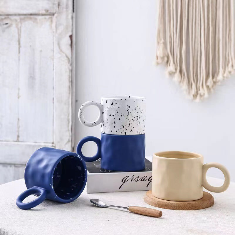 Big Handle Ceramic Coffee Mug