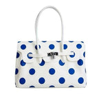 Polka Dot Padlock Tote
