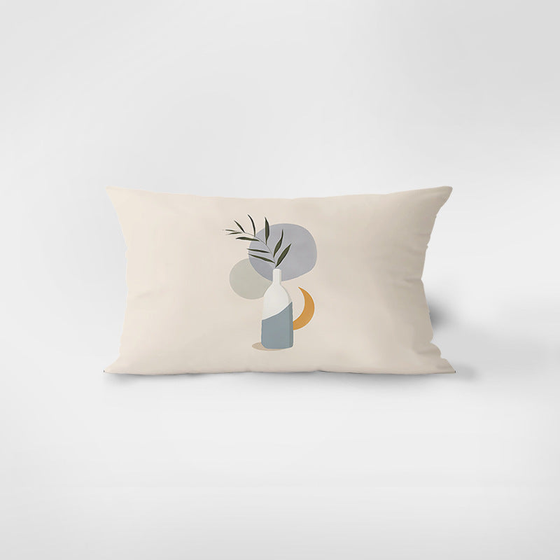 Rectangular Suede Throw Pillow Cover - Modomu