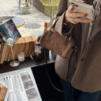 Retro Suede Shoulder Bag - Modomu