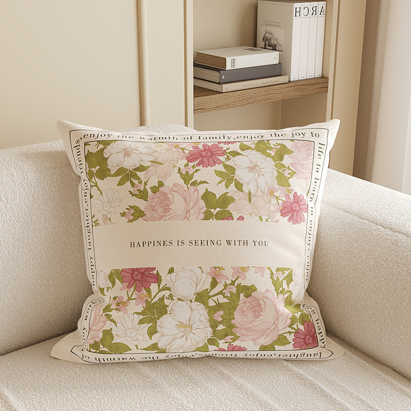 French Botanical Print Cushion – Floral Designs