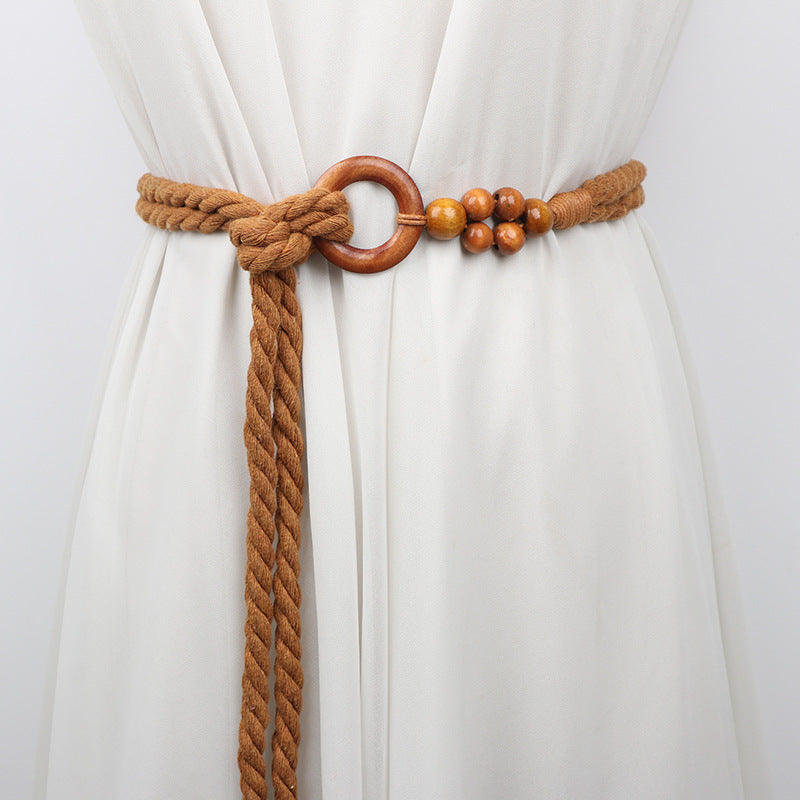 Bohemian Braided Waist Belt - Modomu